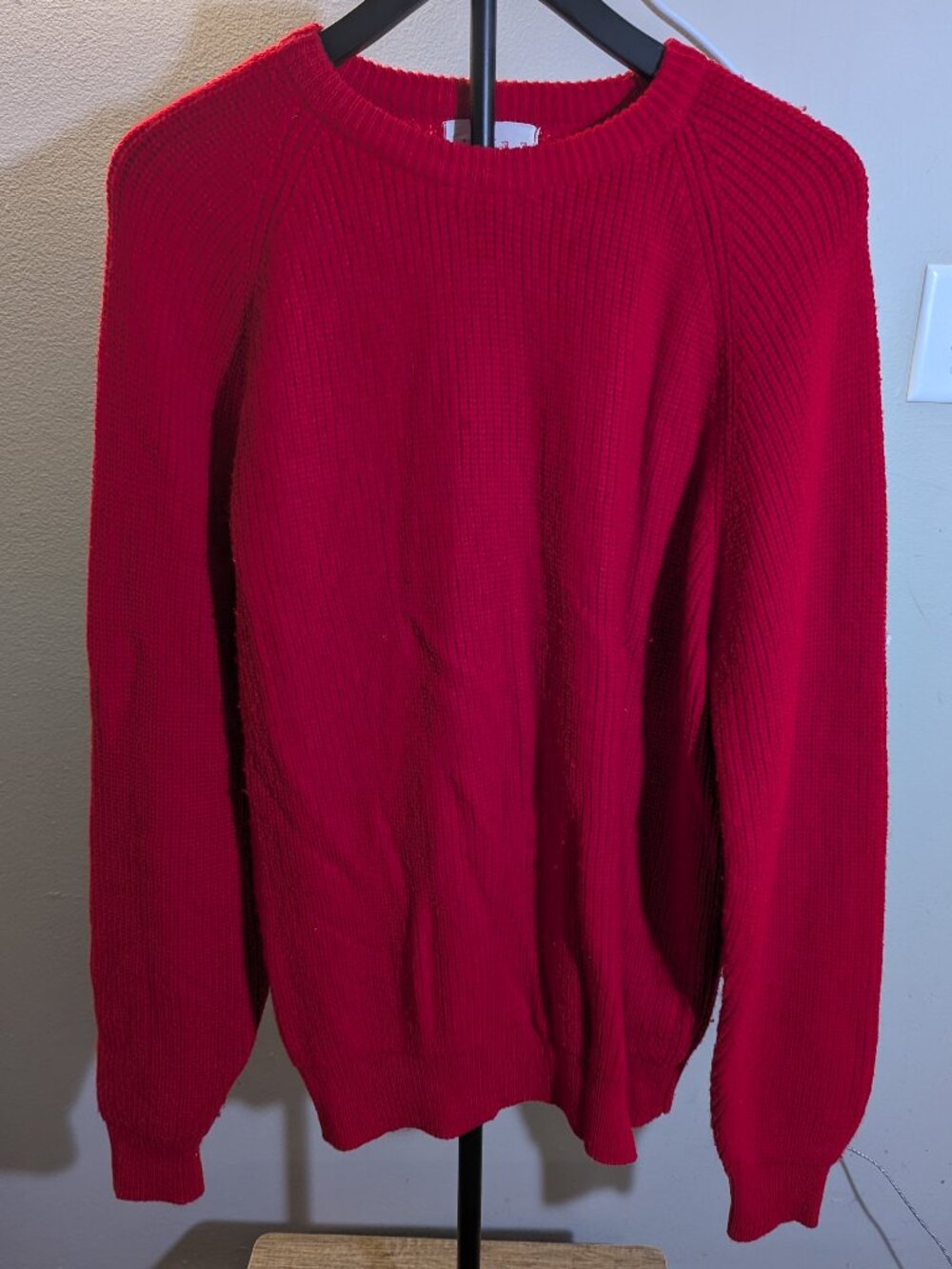 Vintage Citadel Red Knit Sweater